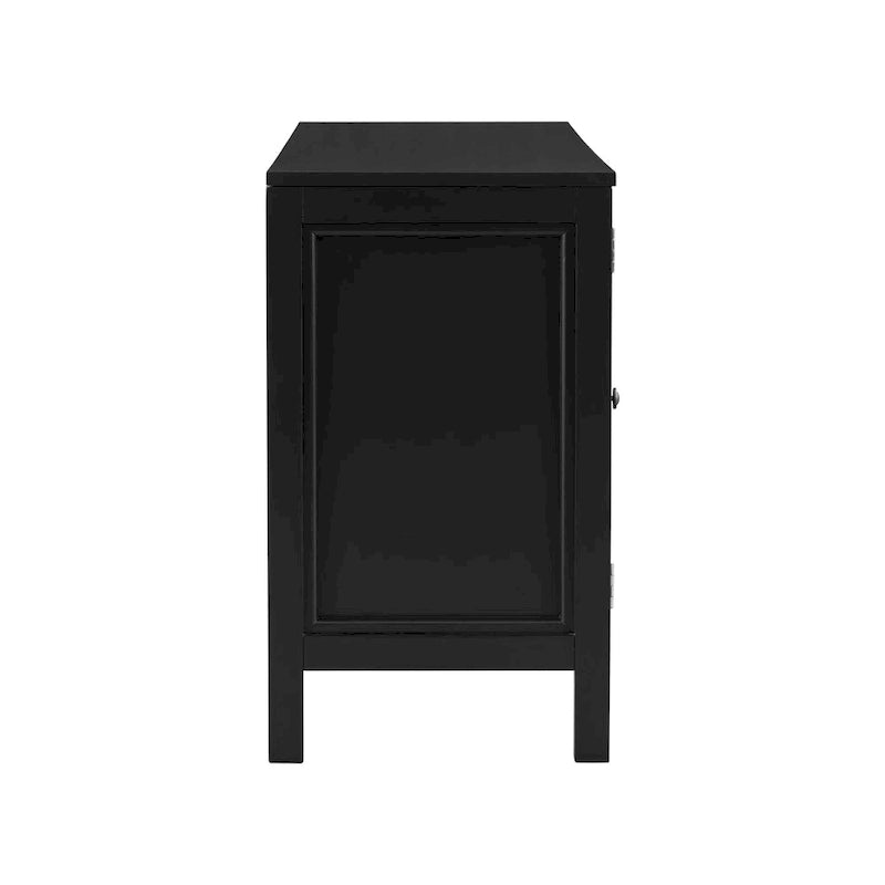 Aparador con puertas curvadas con motivos de remolino