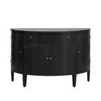 Mueble archivador de diseño curvo fabricado en chapa de madera maciza de fresno de Manchuria, estantes ajustables