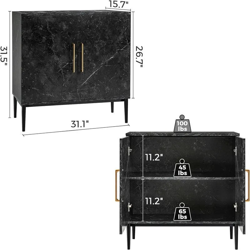 Buffet moderne - 15,7P x 31,1L x 31,5H