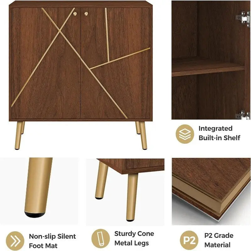 Aparador moderno - 15.7P x 31.1A x 31.5H