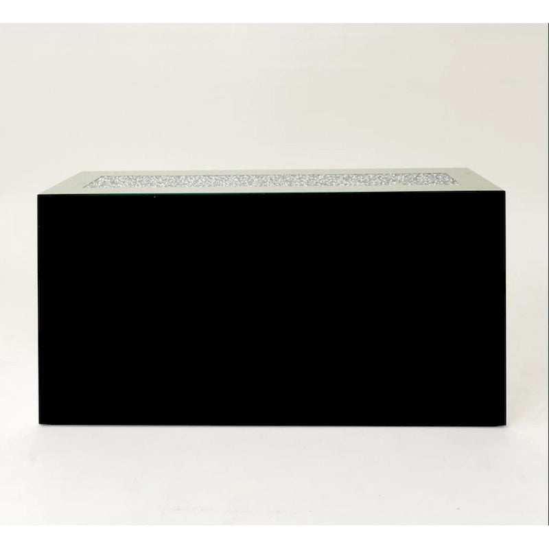 Aparador con espejo Glam Mirrored Diamond de 3 cajones
