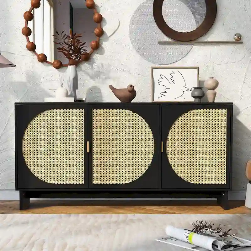 Armoire de rangement avec étagères réglables