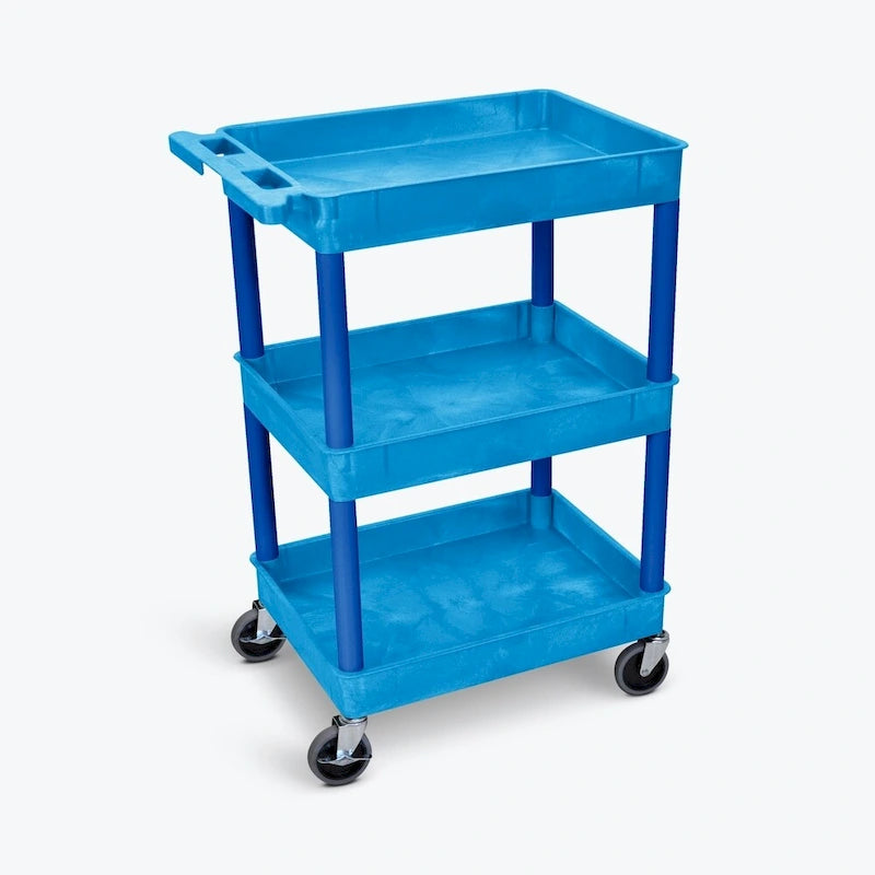 Chariot de service à 3 étagères – Capacité de 45 kg par étagère