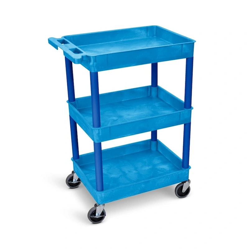 Chariot de service à 3 étagères – Capacité de 45 kg par étagère