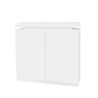 Zapatero estrecho de ratán con luz LED y estantes ajustables — Capacidad para hasta 16 pares