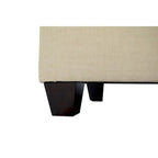 Banco de Almacenamiento Elevable con Tapa Acolchada de Capitón y Compartimentos Duales — Almacenamiento de Zapatos y Ropa Blanca, 134 cm de Ancho