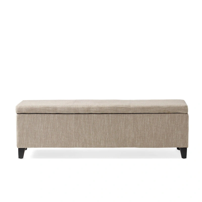 Banc de rangement capitonné pour chambre à coucher, salon, entrée
