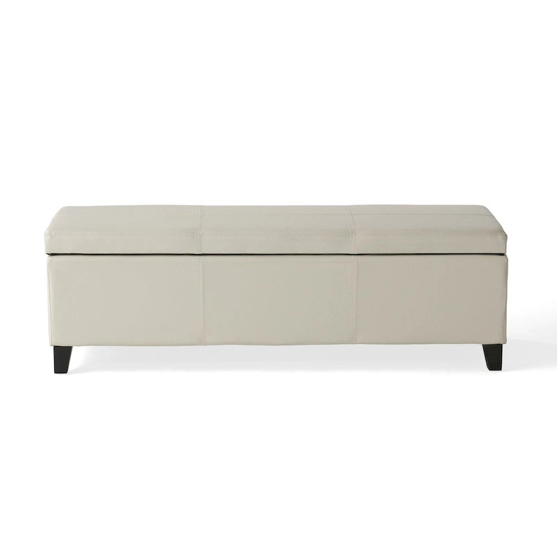 Banc de rangement capitonné pour chambre à coucher, salon, entrée