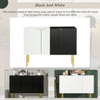 Aparador de 3 puertas Wide Wood de 47"