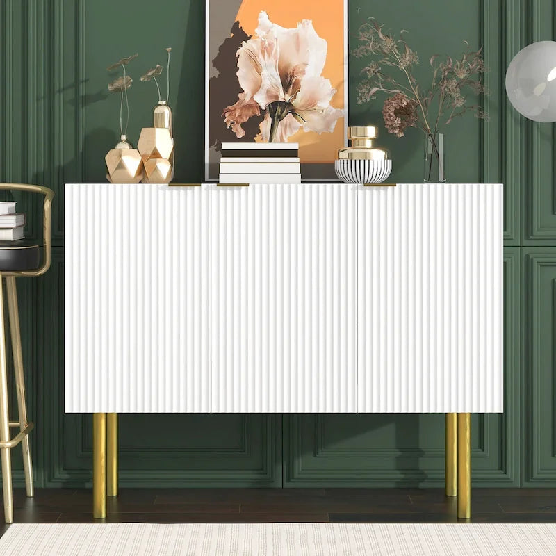 Aparador de 3 puertas Wide Wood de 47"