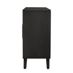Mueble de estilo Lujo Ligero con cuatro puertas de lino, adecuado para sala de estar, estudio, entrada