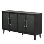 Mueble de estilo Lujo Ligero con cuatro puertas de lino, adecuado para sala de estar, estudio, entrada