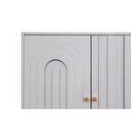 Aparador bufé moderno de madera lacada con 4 puertas