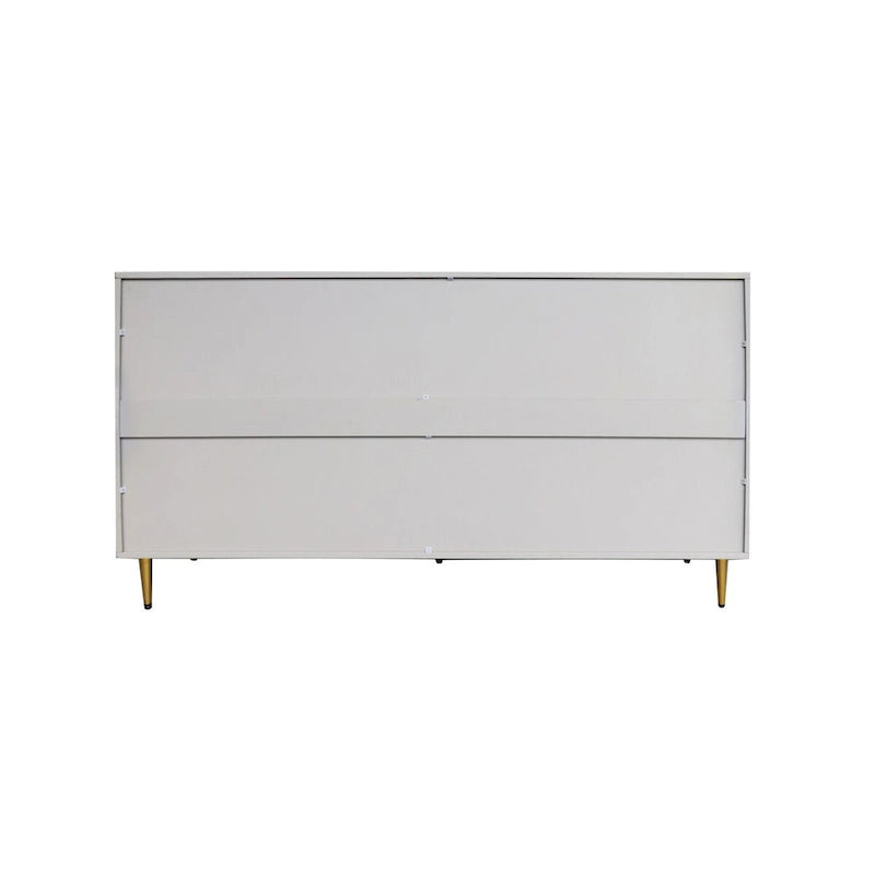 Aparador bufé moderno de madera lacada con 4 puertas