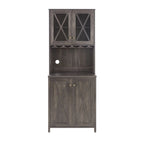 Mueble bar para licores y copas, armario de cocina con botellero