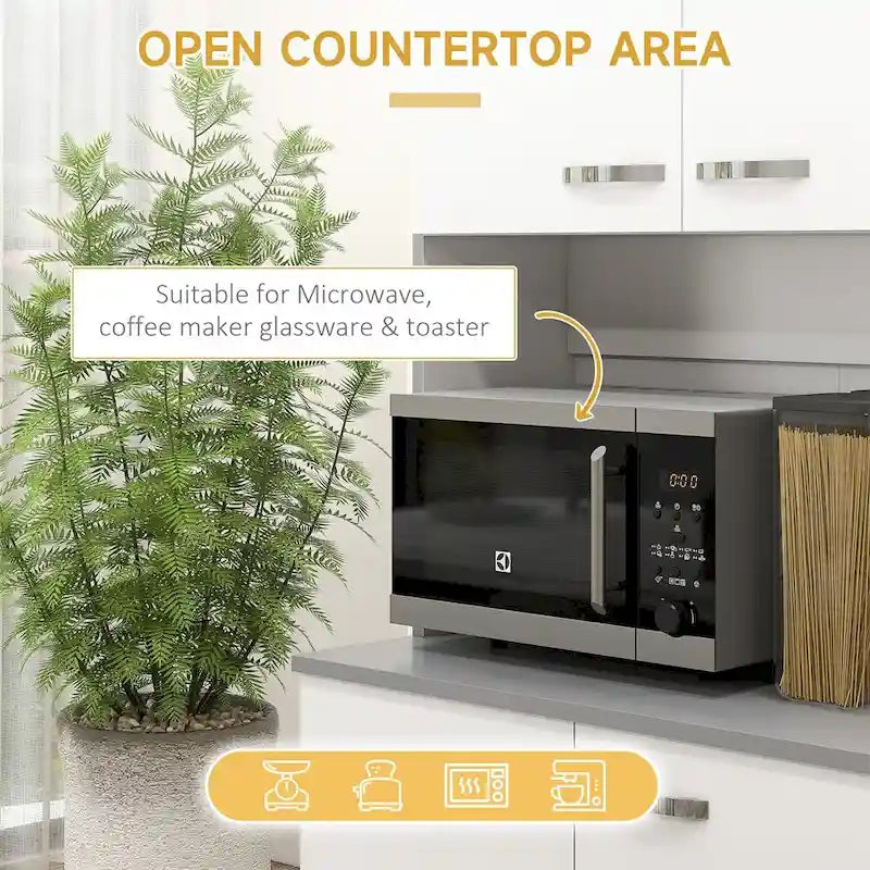 71 Commodes de cuisine modernes indépendantes avec desserte et rangements