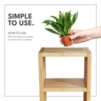 Estante organizador de baño independiente de bambú de lujo de 4 niveles — Ecológico, 35,5 x 25,4 x 86,3 cm
