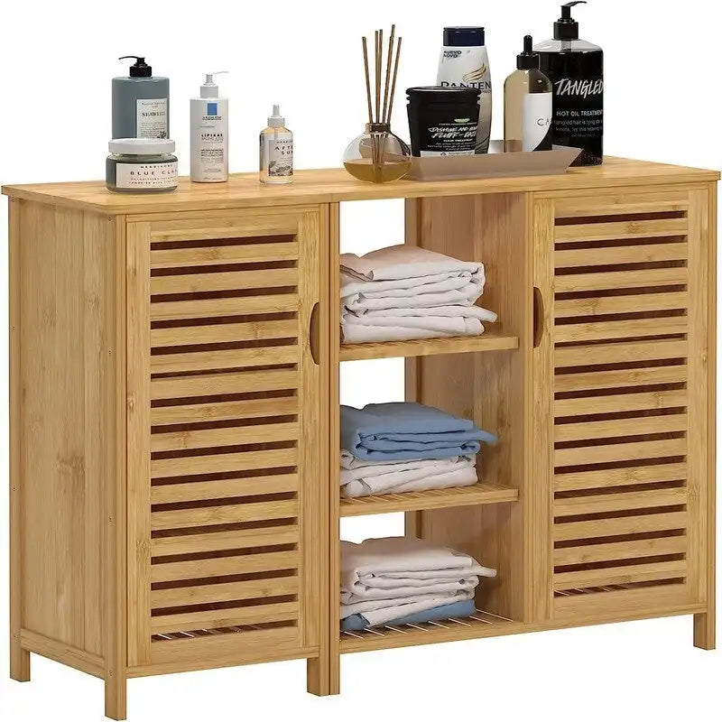 Meuble de salle de bain bas sur pied