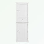 Armario de almacenamiento para baño con cajón y estante ajustable