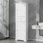Armario de almacenamiento para baño con cajón y estante ajustable