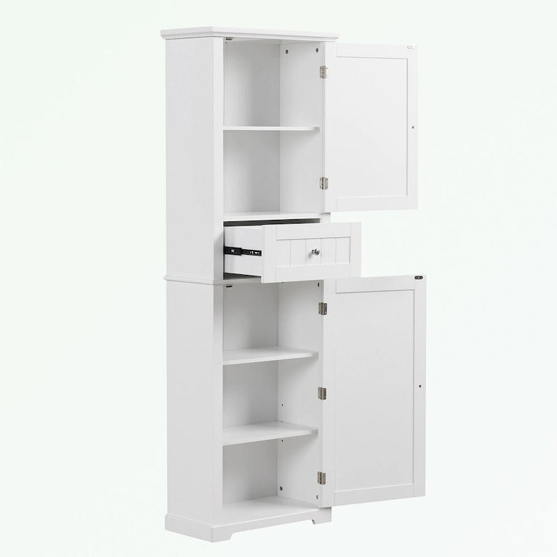 Armario de almacenamiento para baño con cajón y estante ajustable