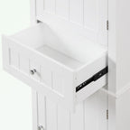 Armario de almacenamiento para baño con cajón y estante ajustable