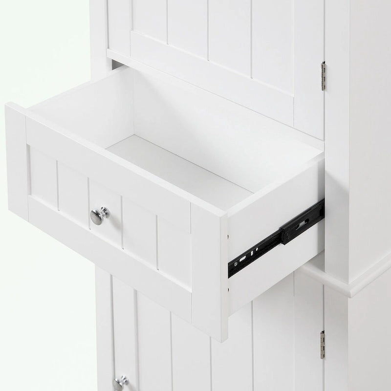 Armario de almacenamiento para baño con cajón y estante ajustable