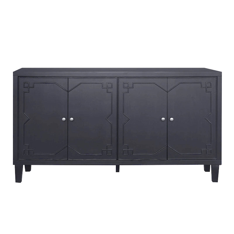 Banc rembourré en similicuir avec base en acrylique de 44,7 po — Capacité de 280 lb