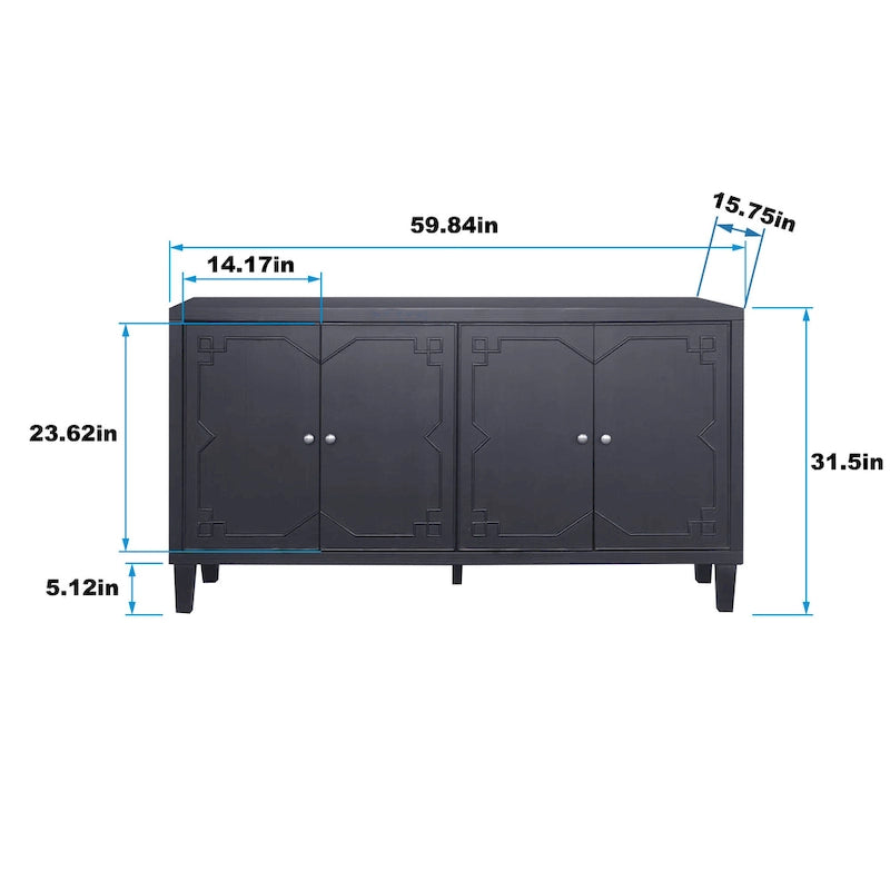 Banco tapizado de piel sintética de 44.7" con base de acrílico — Capacidad de 280 lbs