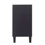 Banco tapizado de piel sintética de 44.7" con base de acrílico — Capacidad de 280 lbs
