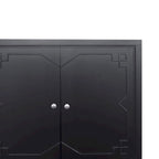 Banco tapizado de piel sintética de 44.7" con base de acrílico — Capacidad de 280 lbs
