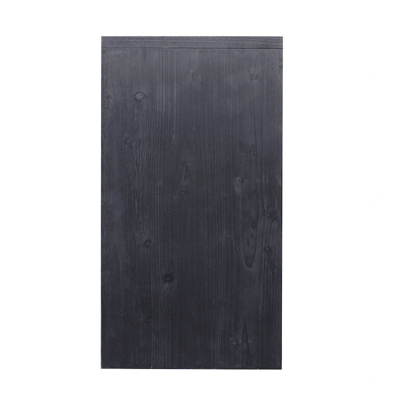 Aparador de madera de 4 puertas estilo rústico para sala de estar